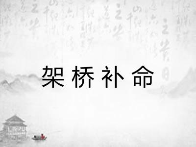 架桥补命 架桥补命