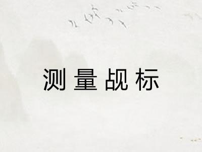 测量觇标 测量觇标