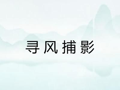 寻风捕影 寻风捕影