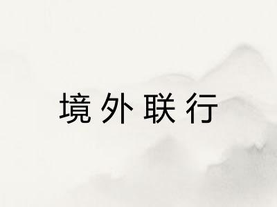 境外联行 境外联行