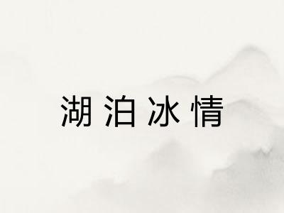 湖泊冰情 湖泊冰情