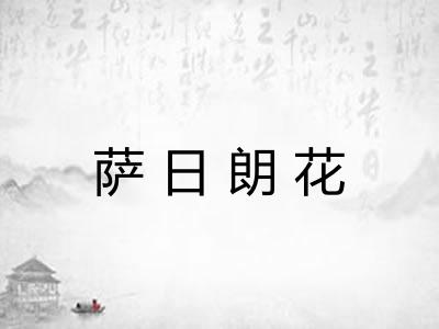 萨日朗花 萨日朗花