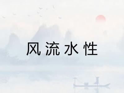 风流水性