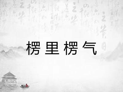 楞里楞气 楞里楞气