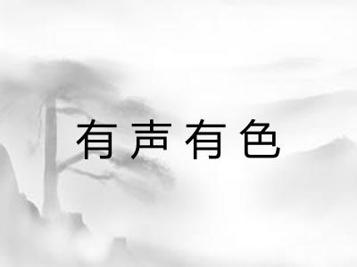 有声有色 有声有色