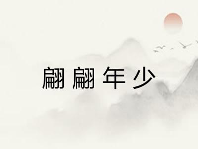 翩翩年少