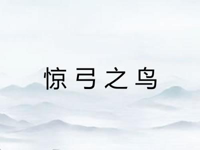 惊弓之鸟 惊弓之鸟