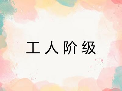 工人阶级 工人阶级
