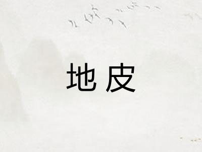 地皮
