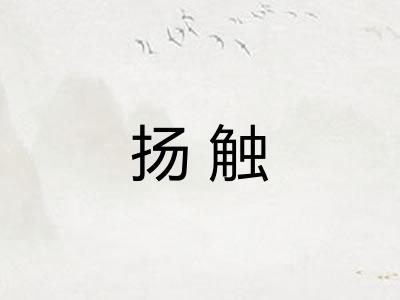 扬触 扬触