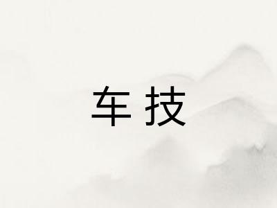 车技 车技