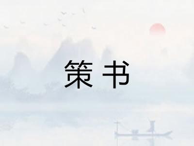 策书