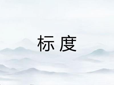 标度 标度