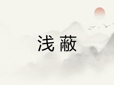 浅蔽