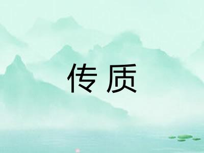 传质 传质