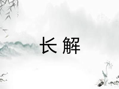 长解 长解