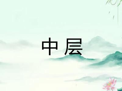 中层