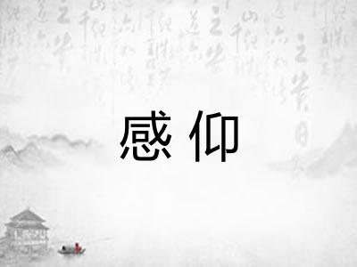 感仰