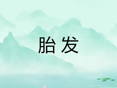胎发
