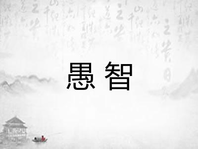 愚智 愚智