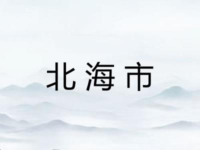 北海市 北海市