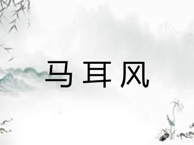 马耳风