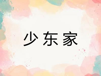 少东家