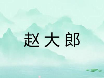 赵大郎