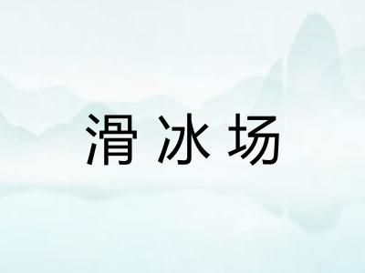 滑冰场 滑冰场