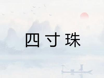 四寸珠 四寸珠