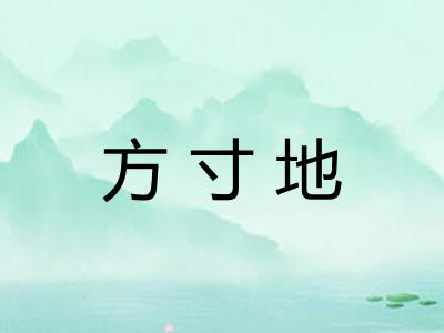 方寸地