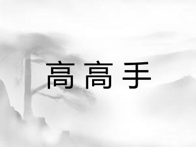 高高手