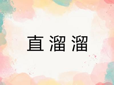 直溜溜 直溜溜