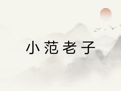 小范老子