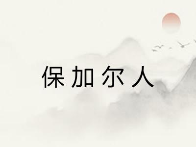 保加尔人 保加尔人