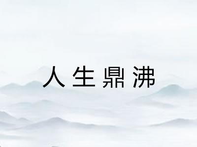 人生鼎沸 人生鼎沸