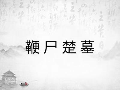 鞭尸楚墓 鞭尸楚墓