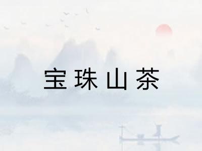宝珠山茶