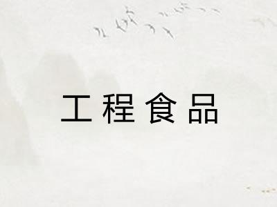 工程食品 工程食品