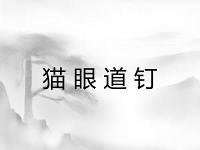 猫眼道钉